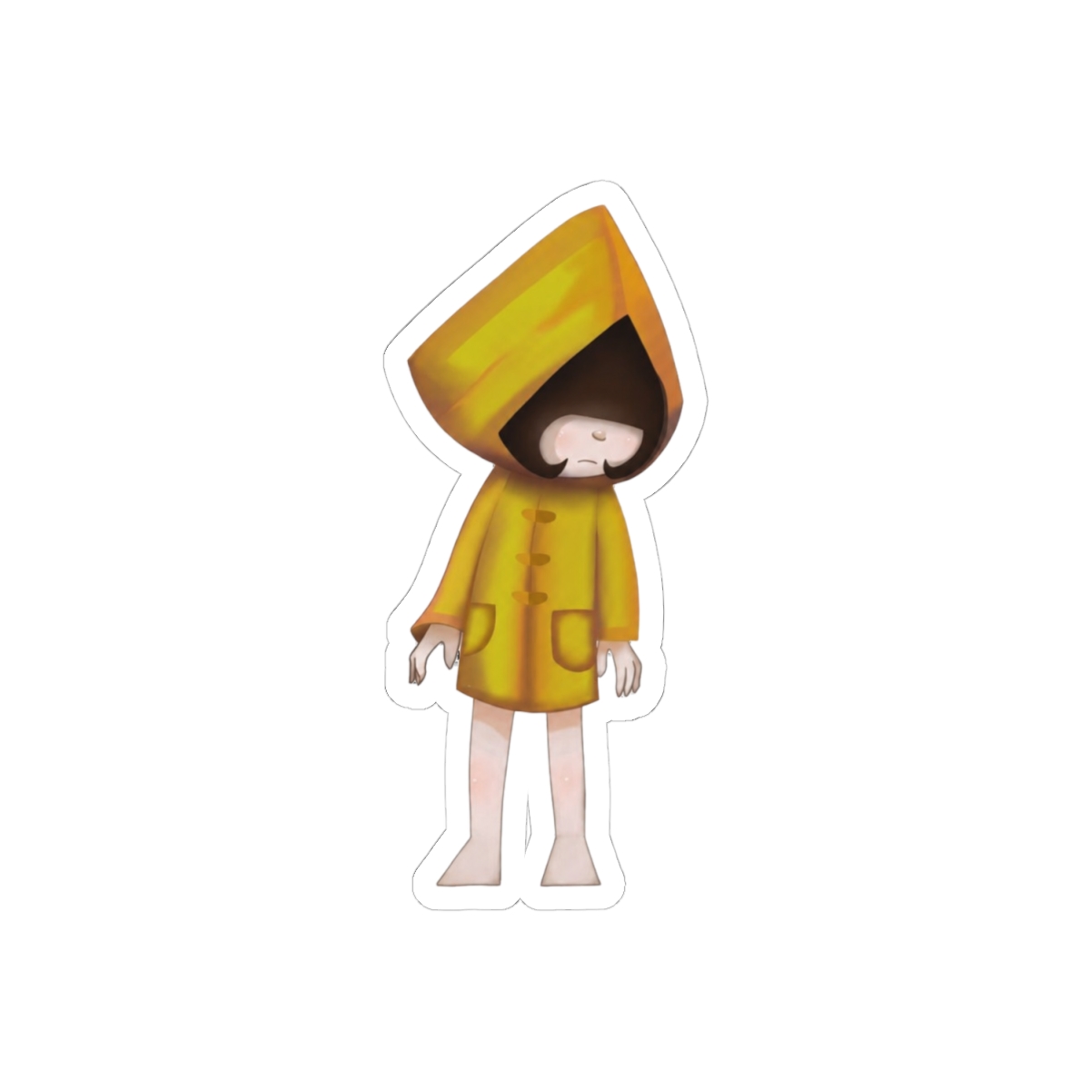 Six Nightmare Little Nightmares Sticker | Cute Creepy Vinyl Decal - alternate angle 1, merchandise