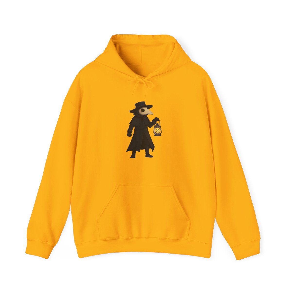 Plague Doctor XVI Macabre Hoodie - Goth Halloween Gift - alternate angle 2, merchandise