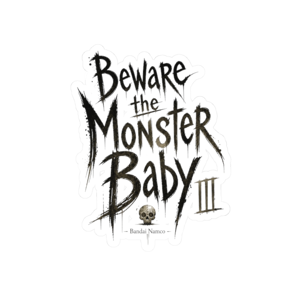 Little Nightmares III "Beware the Monster Baby" Sticker - Official Stickers merchandise